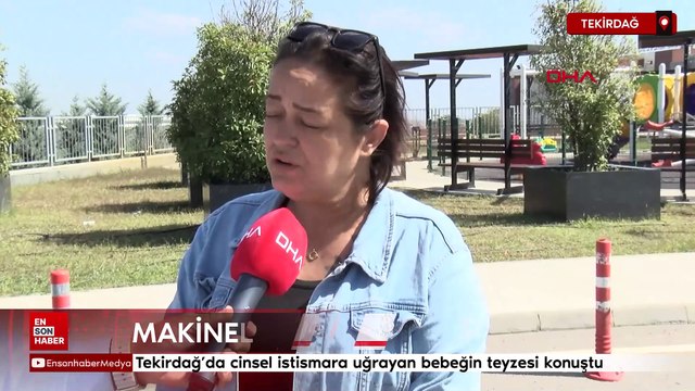 Tekirdağ'da cinsel istismara uğrayan bebeğin teyzesi: Makinelere bağlı yaşıyor