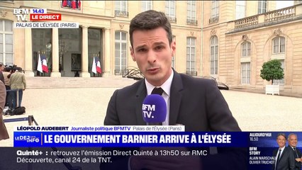 Gouvernement Barnier: les ministres arrivent à l'Élysée pour le premier conseil des ministres