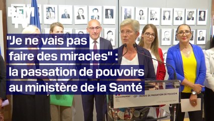 Tải video: Ministère de la Santé: la passation de pouvoirs entre Catherine Vautrin et Geneviève Darrieussecq en intégralité