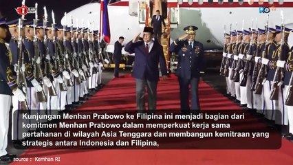 Menhan Prabowo Tiba di Manila untuk Kunjungan Kerja Resmi ke Filipina