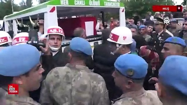 Şehit Piyade Sözleşmeli Er Maşallah Abakay için cenaze töreni düzenlendi