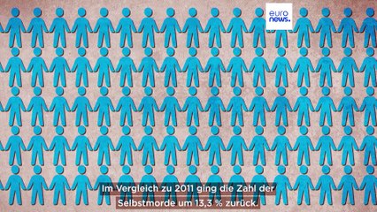 Selbstmorde in Europa innerhalb eines Jahrzehnts um 13 % zurückgegangen