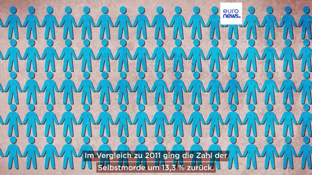 Selbstmorde in Europa innerhalb eines Jahrzehnts um 13 % zurückgegangen