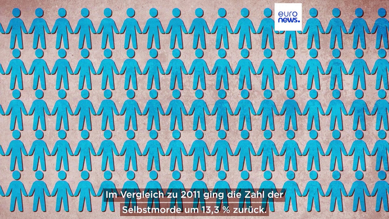 Selbstmorde in Europa innerhalb eines Jahrzehnts um 13 % zurückgegangen