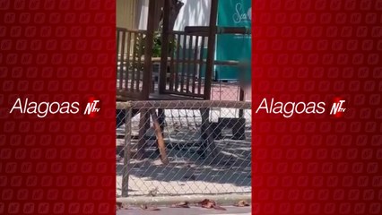 Homem é flagrado tentando arrombar Food Truck e acaba preso em Maceió