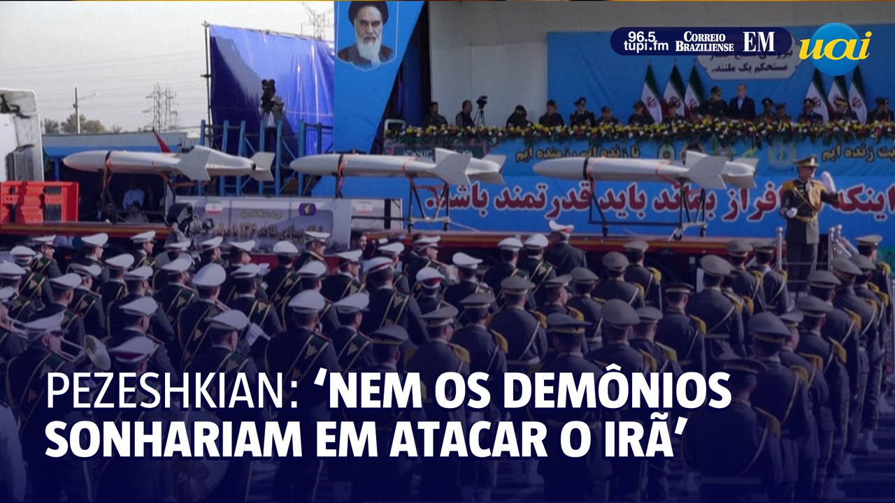 Irã revela novos drones e mísseis: 'nem os demonios sonharia em nos atacar', diz Presidente