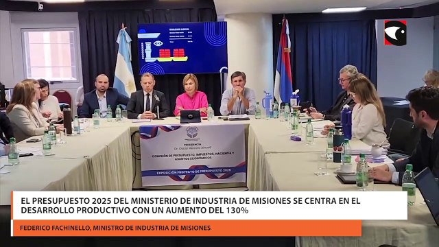El presupuesto 2025 del Ministerio de Industria de Misiones se centra en el desarrollo productivo con un aumento del 130%