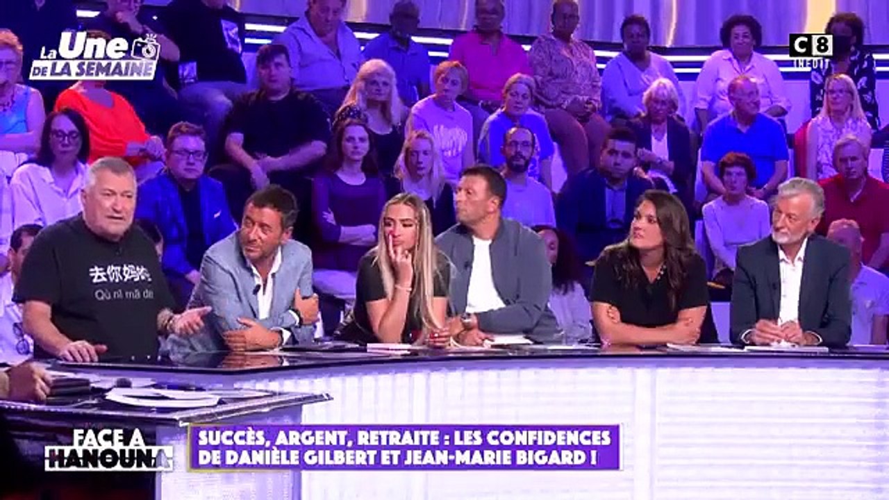 Jean-Marie Bigard en larmes sur le plateau de "Touche pas à mon poste" version week-end