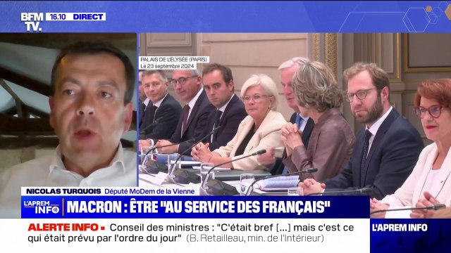 Nicolas Turquois (Modem) sur le nouveau gouvernement: Il reste des réticences