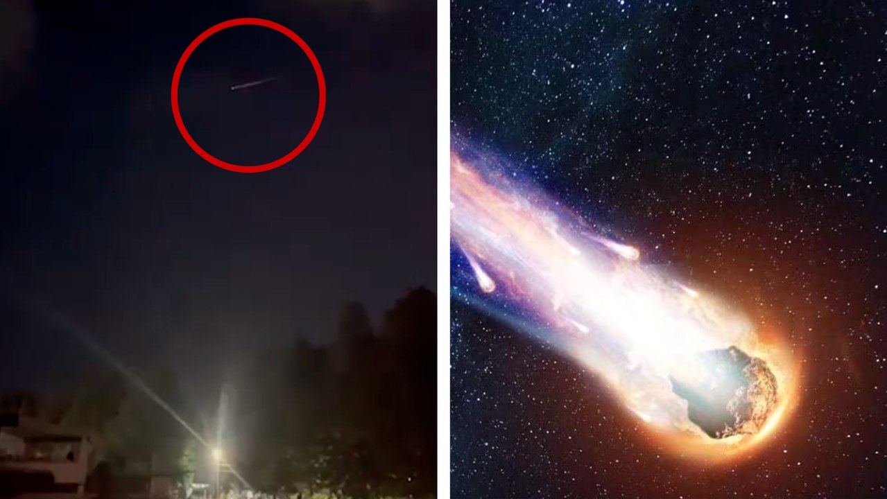 ¿Cometa, estrella fugaz o meteorito? Captan en video extraño fenómeno astral en Veracruz