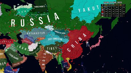 Rise of Greater Mongolia - HOI4 Timelapse