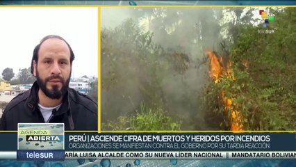 Asciende la cifra de muertos y heridos por incendios en Perú