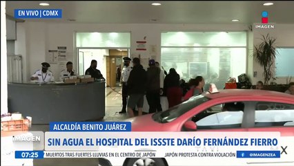 Denuncian que no hay agua en el Hospital General Dr. Darío Fernández Fierro del ISSSTE