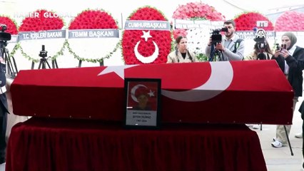 Şehit polis Şeyda Yılmaz son yolculuğuna uğurlandı