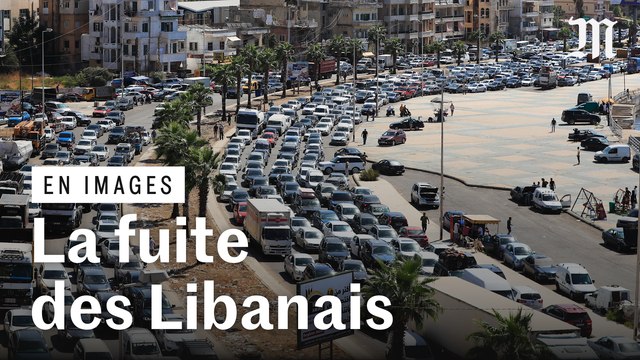 Des milliers de Libanais fuient les bombardements israéliens