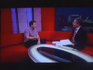 AD LANE LIVE ON BBC LOOK NORTH PROMOTING ZOMBIE RECORD