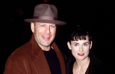 Demi Moore tries not to be "attached" to the old Bruce Willis when she visits her ex