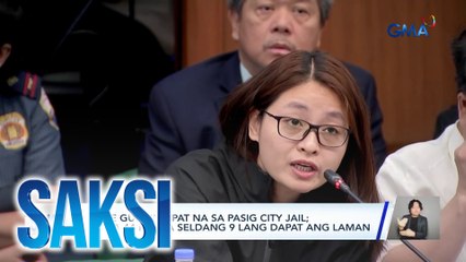 Alice Guo, inilipat na sa Pasig City Jail; isa sa 44 PDL sa seldang 9 lang dapat ang laman | Saksi