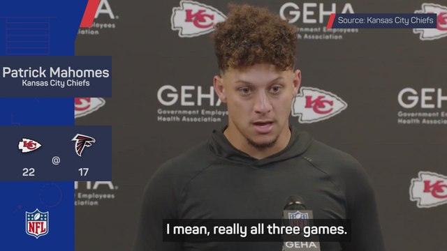 Mahomes admits he's underperforming despite team's perfect start