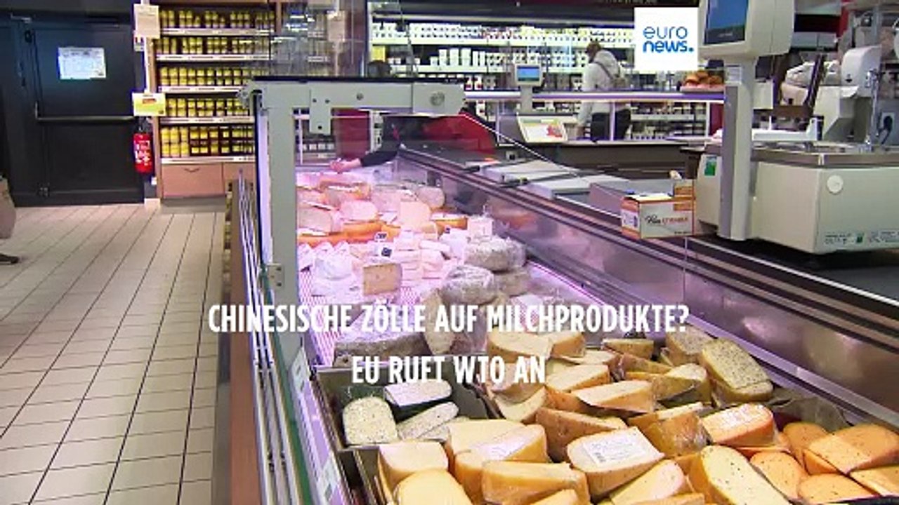 EU ruft WTO wegen Chinas Drohung mit Zöllen auf Milchprodukte an