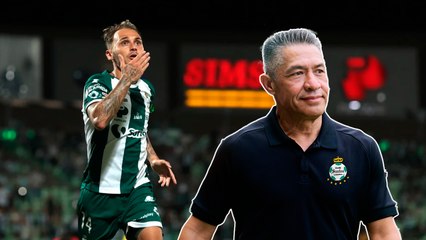 Ignacio Ambriz tras la victoria de Santos sobre Toluca: "Estoy feliz por los jugadores"