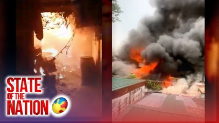10 bahay, nasunog sa isang compound sa Sampaloc, Maynila | SONA