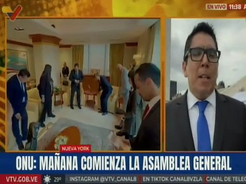 Canciller Yván Gil arribó a Nueva York para participar en 79° Asamblea General de la ONU