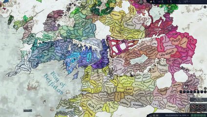 Balkanized Middle-Earth The Lord of the Rings - CK3 Timelapse