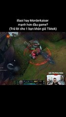 illaoi hay Morderkaiser mạnh hơn đầu game #illaoi #morderkaiser #lienminhhuyenthoai #leagueoflegends