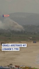 Israeli air strikes hit Lebanon’s Tyre
