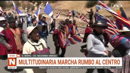 MARCHAS DESCIENDEN A LA PAZ