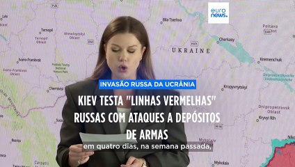 Kiev está a testar as “linhas vermelhas” do Kremlin ao atacar depósitos de armas na Rússia