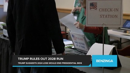 Trump Hints That 2024 Defeat Would End His Presidential Ambitions, Says of Potential 2028 Bid, 'I Don't See That at All.'