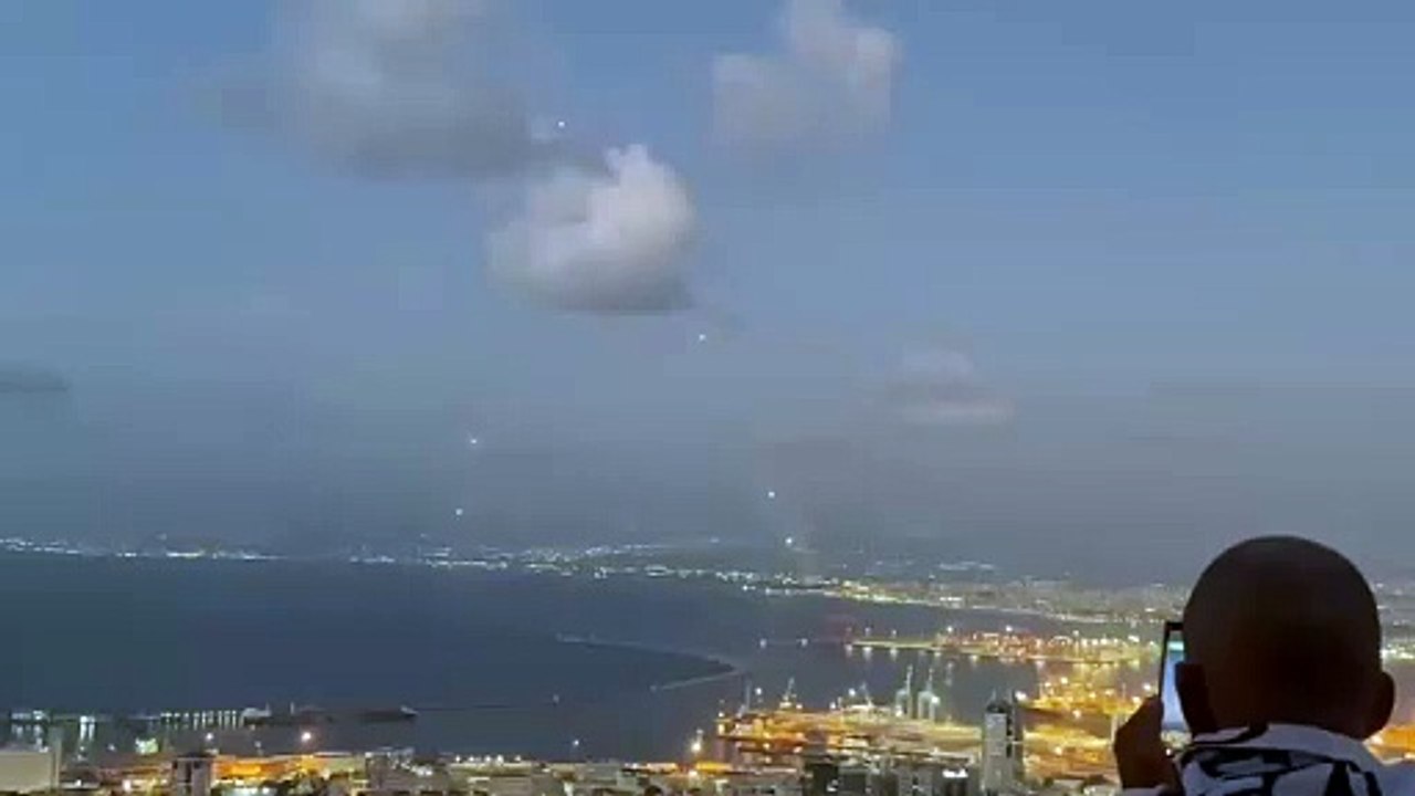 صواريخ اعتراضية في حيفا
