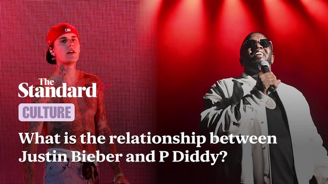 What is the relationship between Justin Bieber and P Diddy?