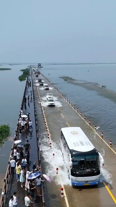 Bridge over the sea