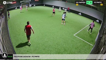 Faute de Lucas M - FC PINTE
