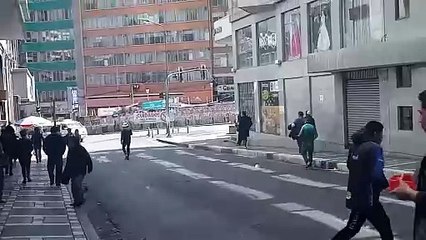 Se registran enfrentamientos en la ciudad de La Paz
