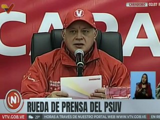 Primer Vpdte. del PSUV Diosdado Cabello: España es uno más en la cola del imperio norteamericano