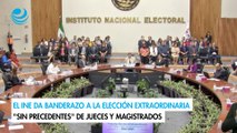 El INE da banderazo a la elección extraordinaria 