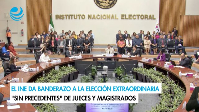 El INE da banderazo a la elección extraordinaria sin precedentes de jueces y magistrados