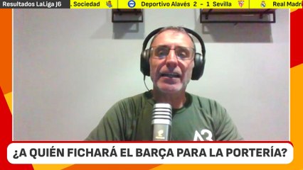 Javier Miguel y el sustituto de Ter Stegen