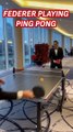 Federer Dazzles with Ping Pong Skills at Laver Cup Ceremony