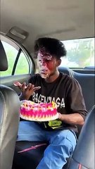 गाड़ी के बाहर आ गया सेर  #comedy#DDTV#meems