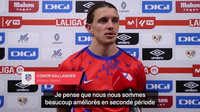Atlético - Gallagher : Physiquement, je me sens très bien, j'ai retrouvé ma forme à 100 %