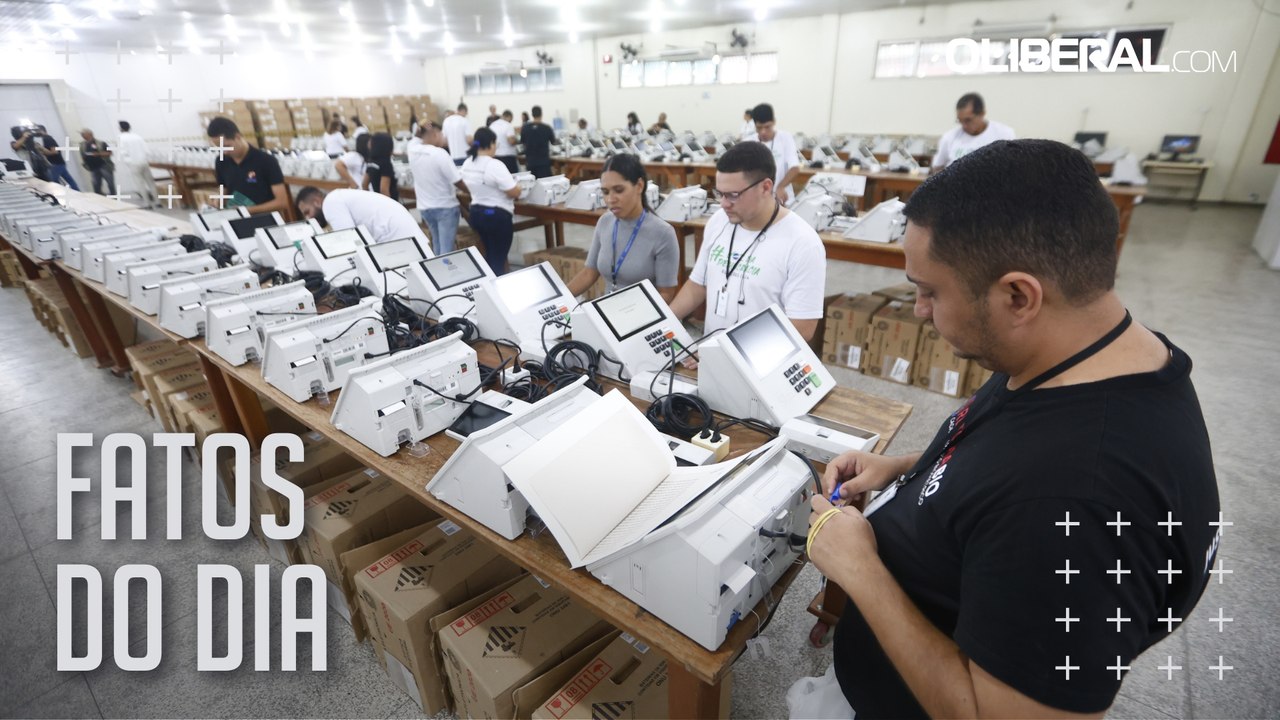 Preparação de urnas eletrônicas para eleições 2...
