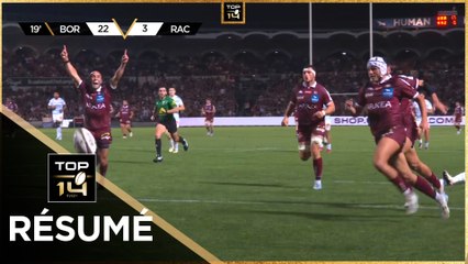 TOP 14 Saison 2024-2025 J03 - Résumé Union Bordeaux-Bègles - Racing 92
