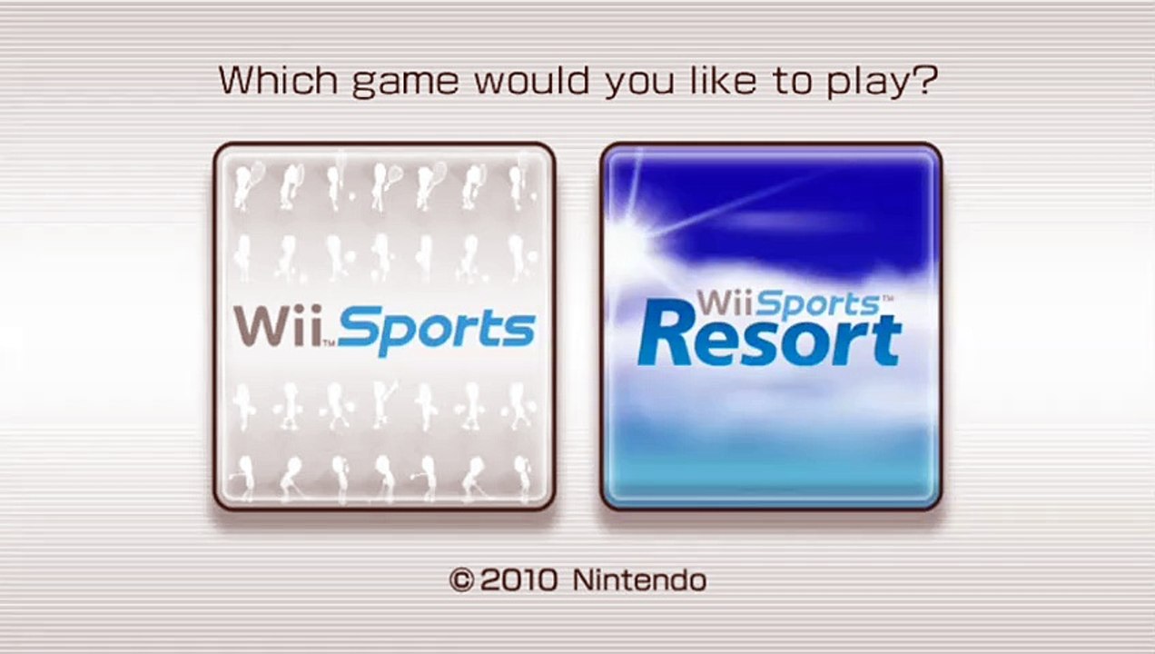 Wii Sports / Wii Sports Resort online multiplayer - wii