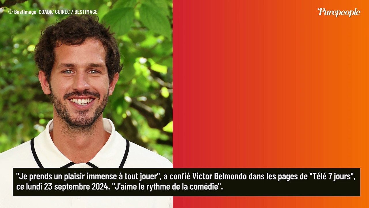 "On m'arrête parfois dans la rue..." : Victor Belmondo, son talent caché évoqué sans détour... et c'est assez surprenant !