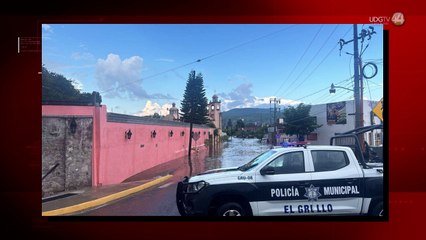 Lluvias torrenciales inundan calles y domicilios en El Grullo